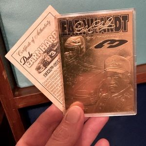 23KT gold Dale Earnhardt score card
